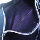 FENDI Zucchino Canvas Tote Bag Navy Silver Auth 126110-19