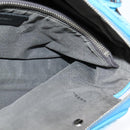 FENDI Hand Bag Mouton 2way Blue Silver Auth 126111-17