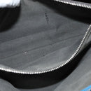 FENDI Hand Bag Mouton 2way Blue Silver Auth 126111-20