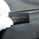 FENDI Hand Bag Mouton 2way Blue Silver Auth 126111-21