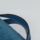 FENDI Hand Bag Mouton 2way Blue Silver Auth 126111-8