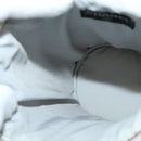 CHANEL Sports Choco Bar Shoulder Bag Nylon White Silver CC Auth 126116-21