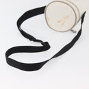 CHANEL Sports Choco Bar Schoudertas Nylon Wit Zilverkleurige CC Auth 126116A-10