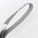 CHANEL Hand Bag Nylon Silver CC Auth 126117-8