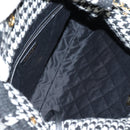 CHANEL Chain Shoulder Bag Tweed Black Gold CC Auth 126118SM-18