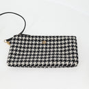 CHANEL Chain Shoulder Bag Tweed Black Gold CC Auth 126118SM-24