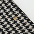 CHANEL Chain Shoulder Bag Tweed Black Gold CC Auth 126118SM-27