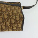 Christian Dior Trotter Canvas Shoulder Bag Beige Auth 126128-14