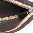 Christian Dior Trotter Canvas Shoulder Bag Beige Auth 126128-18