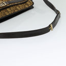 Christian Dior Trotter Canvas Shoulder Bag Beige Auth 126128-7