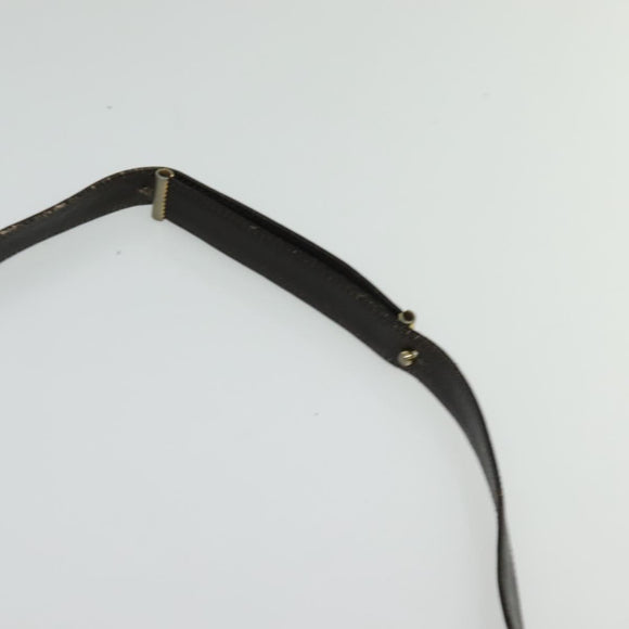 Christian Dior Trotter Canvas Shoulder Bag Beige Auth 126128