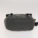 PRADA Shoulder Bag Nylon Leather 2Set Blue Gray Auth 126134-15