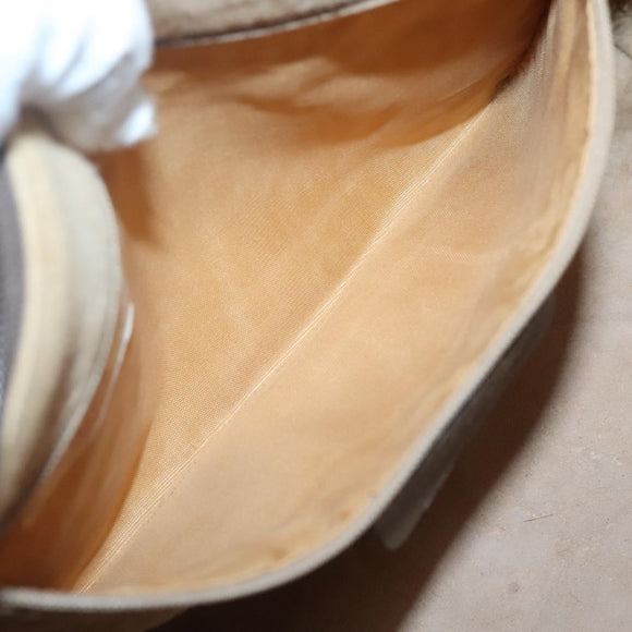 GUCCI GG Supreme Web Sherry Line Boston Bag PVC Beige Gold 40 02 007 Auth 126148