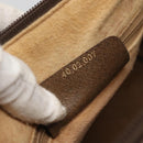 GUCCI GG Supreme Web Sherry Line Boston Bag PVC Beige Gold 40 02 007 Auth 126148-20