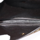 Christian Dior Trotter Canvas Shoulder Bag Brown Gold Auth 126151-12