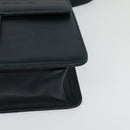 Burberrys Shoulder Bag Leather Navy Gold Auth 126153-14