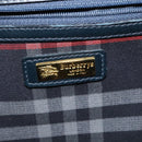 Burberrys Shoulder Bag Leather Navy Gold Auth 126153-18