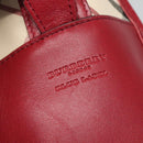 BURBERRY Nova Check Hand Bag Canvas Beige Gold Auth 126154-10