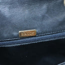 BALLY Shoulder Bag Leather Black Gold Auth 126155-14