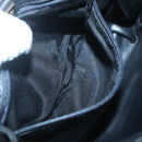 BALLY Shoulder Bag Leather Black Gold Auth 126155-18