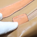 CELINE Macadam Canvas Shoulder Bag Beige Gold Auth 126162-12