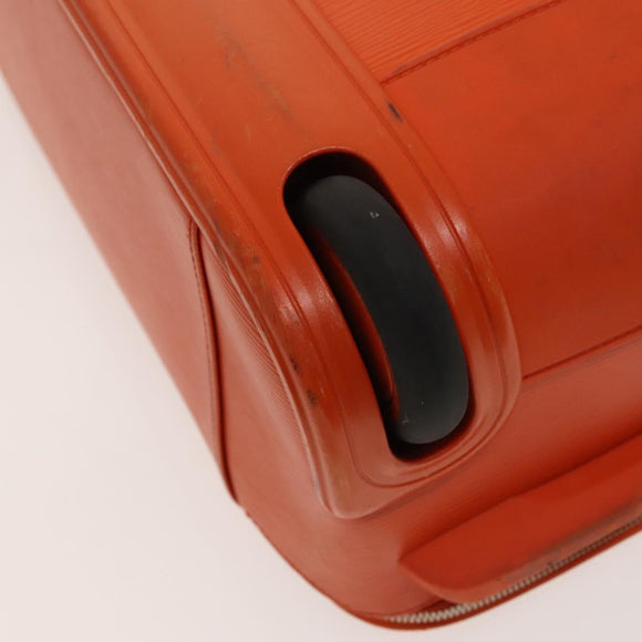 LOUIS VUITTON Epi Pegas 45 Suitcase Orange Pimon M40865 LV Auth 126163