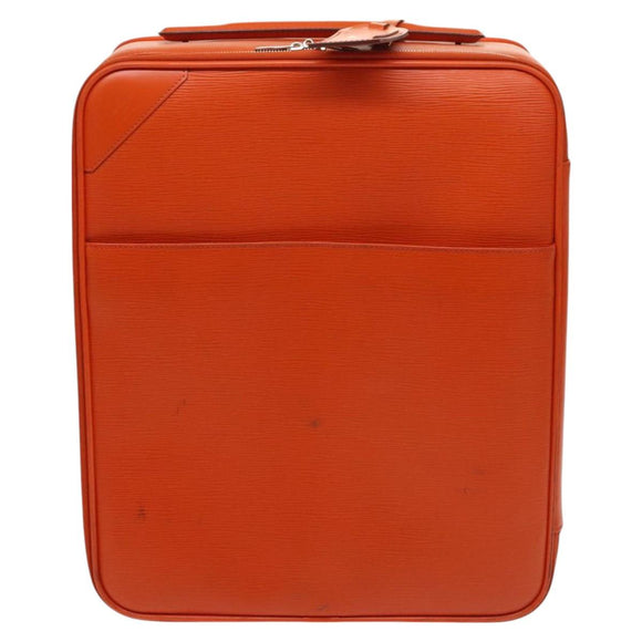 LOUIS VUITTON Epi Pegas 45 Suitcase Orange Pimon M40865 LV Auth 126163