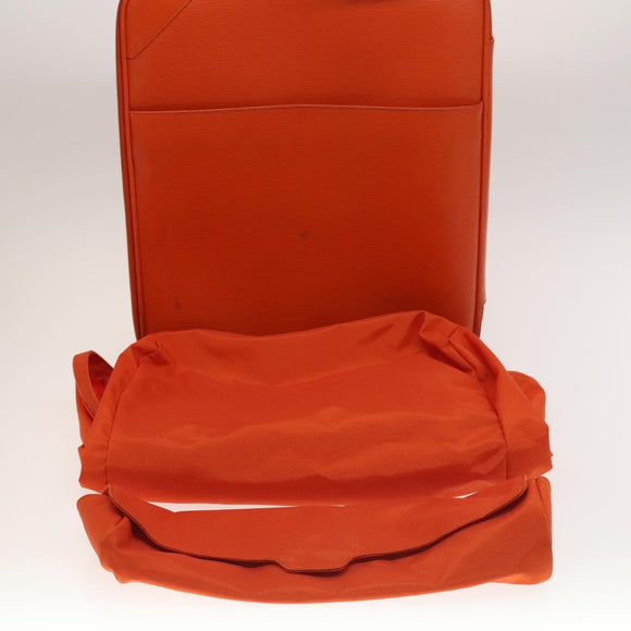 LOUIS VUITTON Epi Pegas 45 Suitcase Orange Pimon M40865 LV Auth 126163