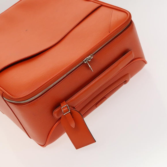 LOUIS VUITTON Epi Pegas 45 Suitcase Orange Pimon M40865 LV Auth 126163