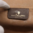 GUCCI GG Supreme Web Sherry Line Clutch Bag PVC Beige Gold 89 01 030 Auth 126165-12