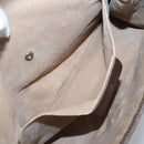 GUCCI GG Supreme Web Sherry Line Clutch Bag PVC Beige Gold 89 01 030 Auth 126165-16