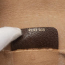 GUCCI GG Supreme Web Sherry Line Clutch Bag PVC Beige Gold 89 01 030 Auth 126165-17