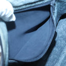 GUCCI GG Supreme Sherry Line Shoulder Bag PVC Navy Gold 89 02 032 Auth 126166-19