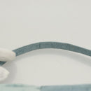 Salvatore Ferragamo Gancini Accessory Pouch Nylon Blue Silver Auth 126174-8