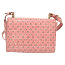 Salvatore Ferragamo Shoulder Bag Patent Leather Pink Gold Auth 126176-2