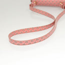 Salvatore Ferragamo Shoulder Bag Patent Leather Pink Gold Auth 126176-7