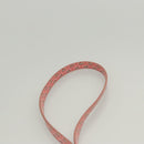 Salvatore Ferragamo Shoulder Bag Patent Leather Pink Gold Auth 126176-8