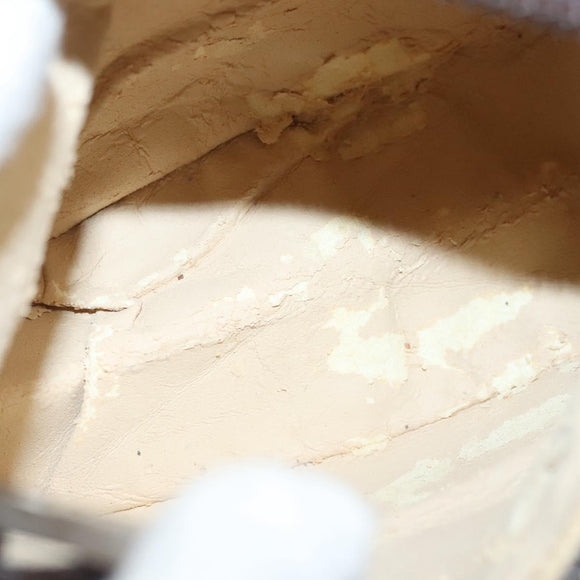 FENDI Zucca Canvas Accessory Pouch Black Brown Auth 126177