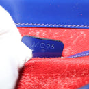 CELINE Shoulder Bag Leather Blue Silver Auth 126181-20