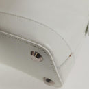 BALENCIAGA Ville Top Handle Hand Bag Leather 2way White 550646 Auth 126183M-13