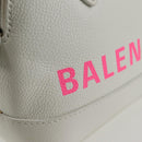 BALENCIAGA Ville Top Handle Hand Bag Leather 2way White 550646 Auth 126183M-14