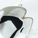 BALENCIAGA Ville Top Handle Hand Bag Leather 2way White 550646 Auth 126183M-20