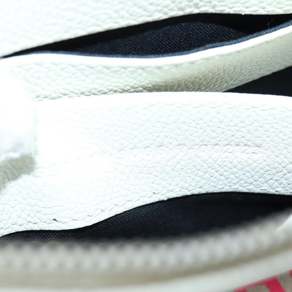 BALENCIAGA Ville Top Handle Hand Bag Leather 2way White 550646 Auth 126183M