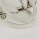 BALENCIAGA Ville Top Handle Hand Bag Leather 2way White 550646 Auth 126183M-7