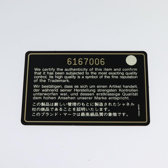 CHANEL Bicolore Shoulder Bag Enamel Black CC Auth 126184