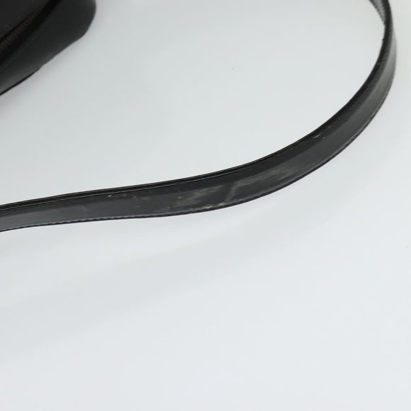 CHANEL Bicolore Shoulder Bag Enamel Black CC Auth 126184