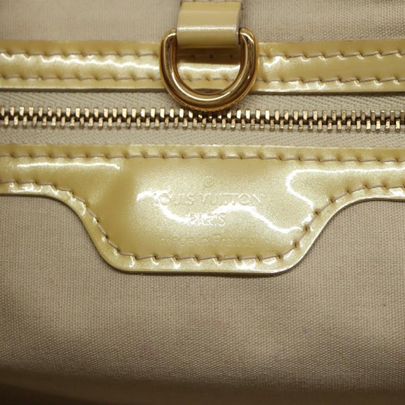 LOUIS VUITTON Monogram Vernis Wilshire PM Hand Bag Broncorail M91452 Auth 126194