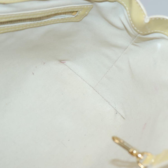 LOUIS VUITTON Monogram Vernis Wilshire PM Hand Bag Broncorail M91452 Auth 126194