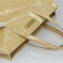 LOUIS VUITTON Monogram Vernis Wilshire PM Hand Bag Broncorail M91452 Auth 126194-6