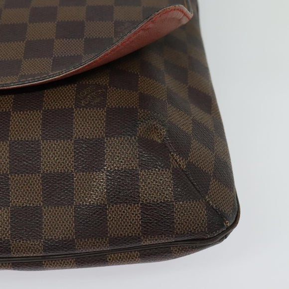 LOUIS VUITTON Damier Ebene Musette Shoulder Bag N51302 LV Auth 126199